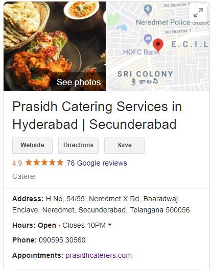 catering services, catering services in Secunderabad, catering services in Hyderabad